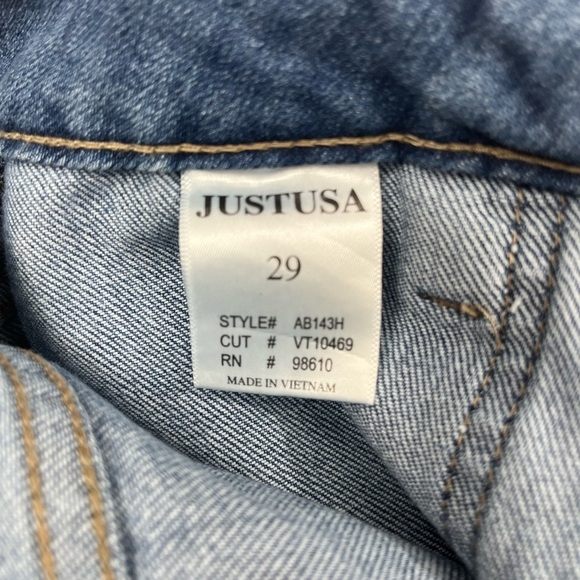 NWT Just USA‎ Denim Frayed Cuffs Jean Shorts Womens 29,8 - Picture 8 of 11